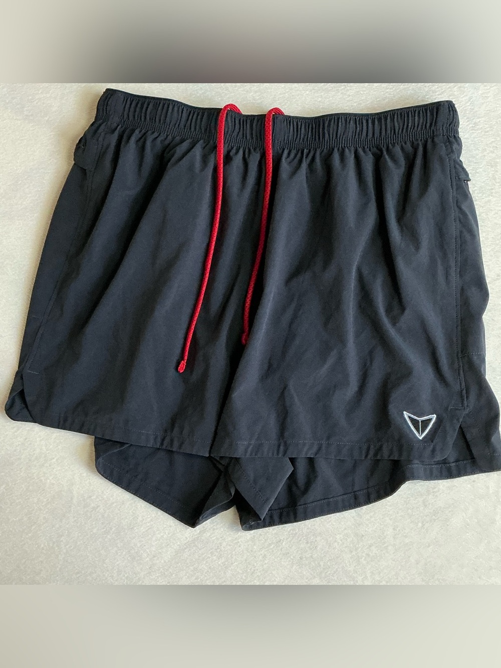 Korsa Road Runner Sports Mens Medium Black Athletic Running Shorts Lined